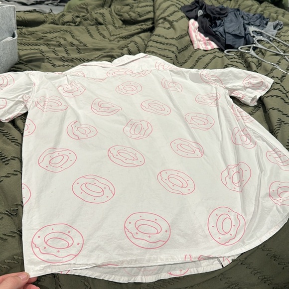 Odd Future OFWGKTA Donut Shirt collared pink and white - Picture 4 of 4